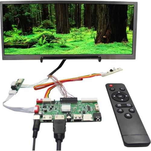 LCD Screen HSD123KPW1-A30 1920X720 and HD MI USB SD AV LCD Controller Board Work for 12.3 in LVDS LCD Screen