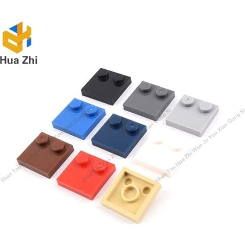 10PCS 33909 Tile Special 2 x 2 with Only 2 studsBuilding Blocks Parts MOC DIY Education Build Toys Brick