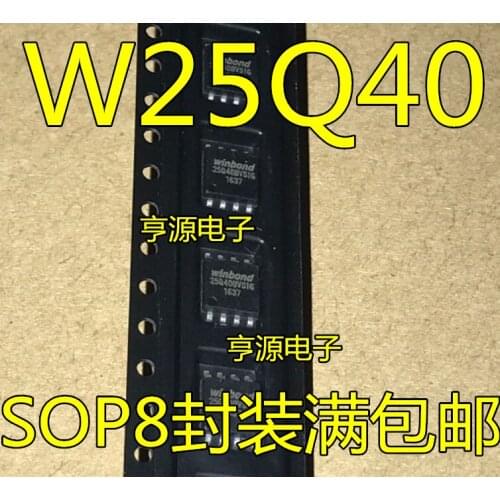 10PCS W25Q40 W25Q40BVSSIG W25Q40BVSIG SOP8