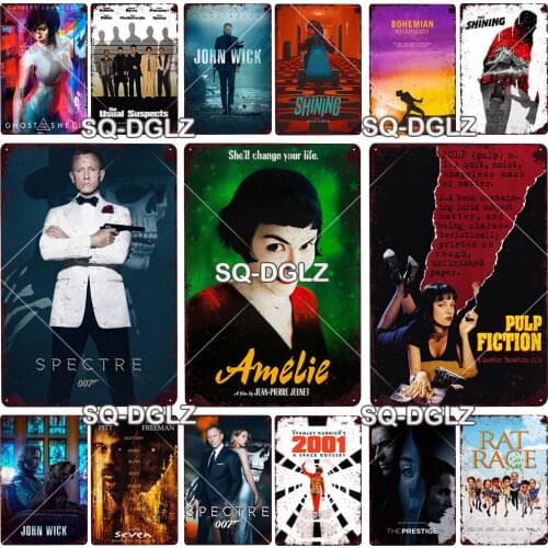 90s Film Metal Sign Vintage Plaque Tin Sign Wall Decor For Bar Pub Metal Crafts Retro Party Movie Poster Custom