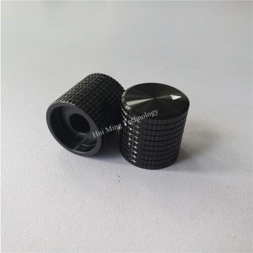 5pcs aluminum knob potentiometer knob 17*17*6mm grid potentiometer cap Volume knob switch cap Encoder for amplifier