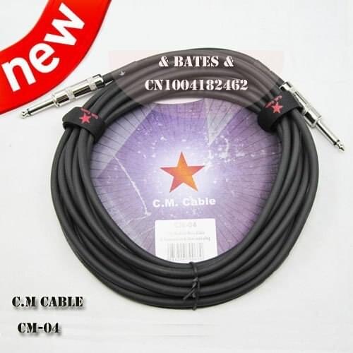 Audio Guitar cables 15ft 4.5m Shielded Mono Cable 6.5mm male to 6.3mm male plug CM-04