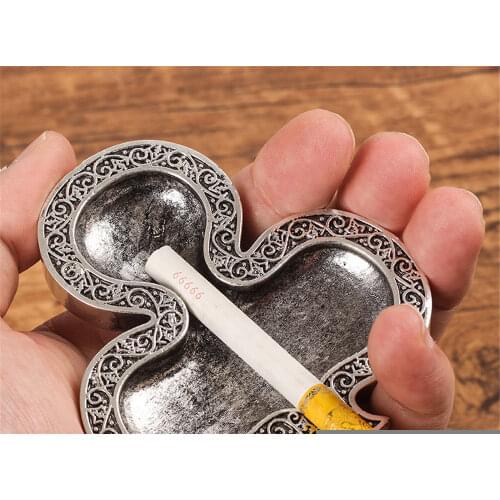 Blue in the Face Metal Ashtrays