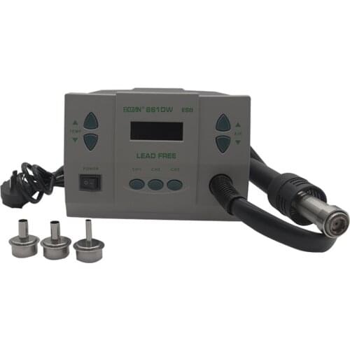 BOZAN 861DW 700W hot air welding table Controlled temperature lead-free intelligent hot air welding table AC220V
