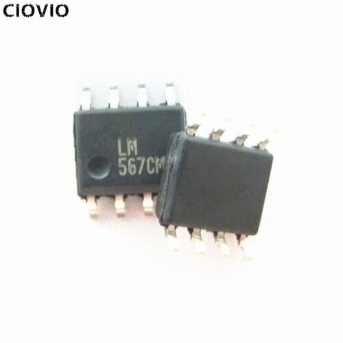 CIOVIO 10pcs/lot LM567CM 567CM LM567CMX/NOPB SOP8