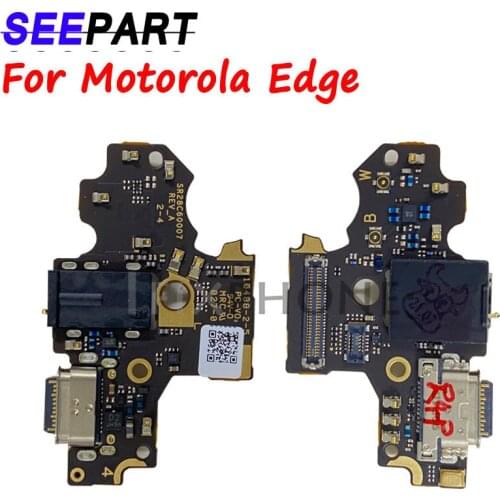 For Motorola Moto Edge Original USB Charger Charging Port Ribbon Flex Cable USB Dock Connector Board