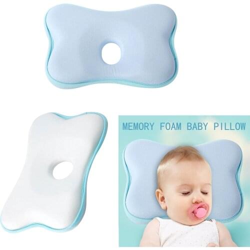 Breathable Infant Baby Pillow Head Shaping Sleeping Positioner Cushion Head Protect Newborn Baby Bedding Memory Cotton Pillow