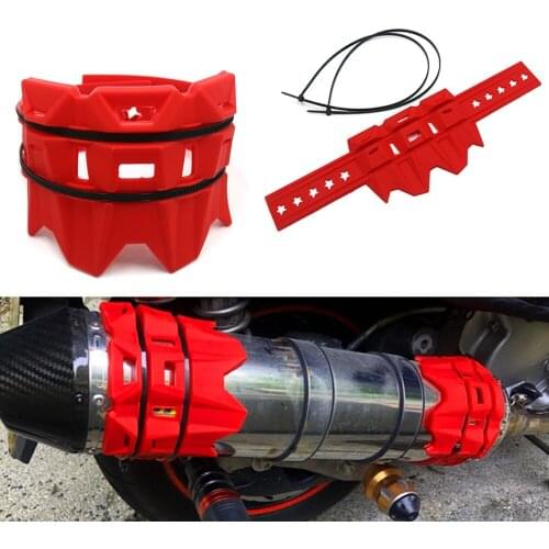 Hot Sell Motorcycle exhaust pipe drop protection ring Muffler protection rubber For KTM EXC-F/EXC/SX-F 450/350/530/525/500