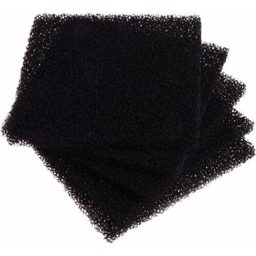 5Pcs Universal Black Activated Carbon Foam Sponge Air Filter Impregnated Sheet Pad Useful Aquariums Filters 13x13x1cm C42