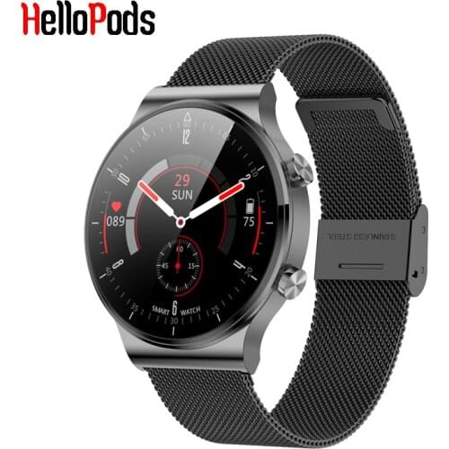 HelloPods 2021 New M2 Pro Smart Watch IP68 Waterproof ECG Heart Rate Blood Pressure Monitoring Stop Bluetooth Call Smartwatch