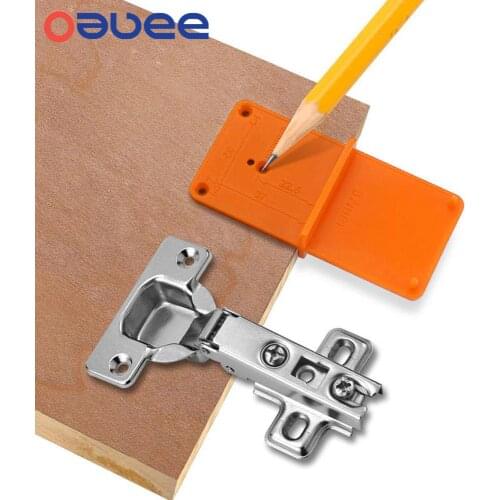 35/40mm Woodworking Punch Hinge Drill Hole Opener Locator Guide Drill Bit Hole Tools Door Cabinets DIY Template Woodworking Tool