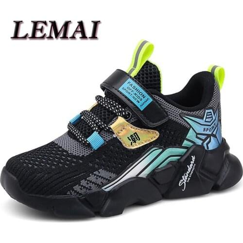 LEMAI New Mesh Kids Sneakers Boys Lightweight Children Shoes Casual Breathable Boys Shoes Non-slip Girls Sneakers Zapatillas