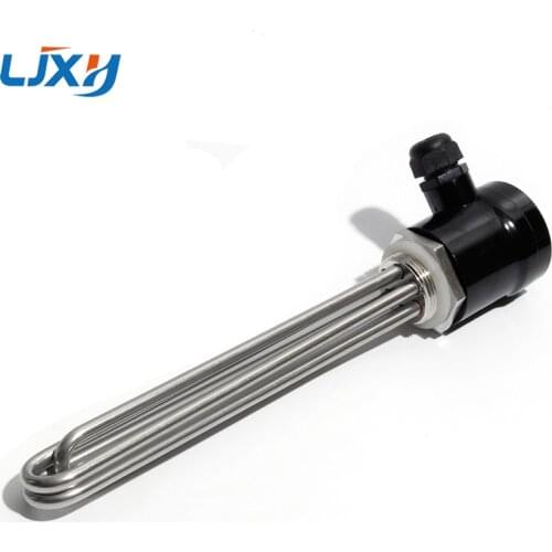 LJXH 220V/380V DN32 1.2" Electric Heating Element Immersion Heater 304 Stainless Steel Boiler Water Heater 3/4.5/6/9/12KW