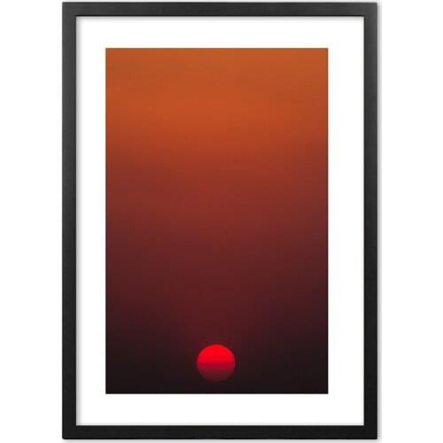 Nordic Modern Sunset Landscape Photography Nordic Art Wall Art Paper Painting Landscape Wall Pictures For Living Room Decor