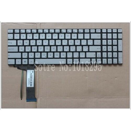 New FOR ASUS G58 G58JM G58JW G58VW G551 G551J G551JK G551JM G551JW G551JX G551VW backlit Russian RU laptop keyboard silver