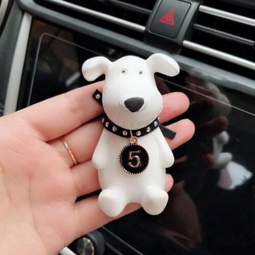 2019New Car Air Freshener Natural Gypsum Dogs Mademade Air Conditioning Air outlet Perfume Clip Fragrance Diffuser Car Perfume