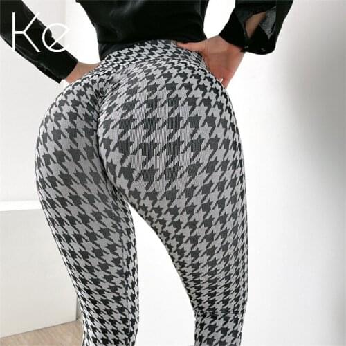 KE Fitness Crows foot Pants Womens High Waist Hip-Shaping Sports Pants Stretch Tight Quick-drying Breathable Yoga Pants
