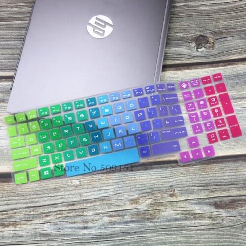 Silicone Keyboard Cover Skin Protector For 15.6" HP OMEN 15 15-ce007dx 15-ce011dx 15-CE018DX 15-CE019DX 15-CE051NR 15" Laptop