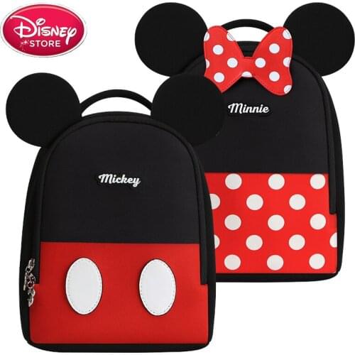 Genuine Disney Bags Packback Minnie Mickey Mouse Baby Bags Mummy Diaper Bag Travel Handbag Nappy for Baby Care