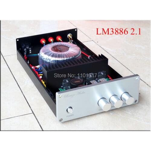 Weiliang Breez Audio WBABA1 LM3886 2.1 power amplifier with subwoofer Output HIFI EXQUIS BA1