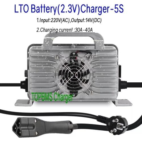 LTO 12V 5S Charger Input 220V Output 14V 30A-40A for 5Cell LTO Battery 2.3V 2.4V 5 series Solar Panel Stored Engery Motorhome