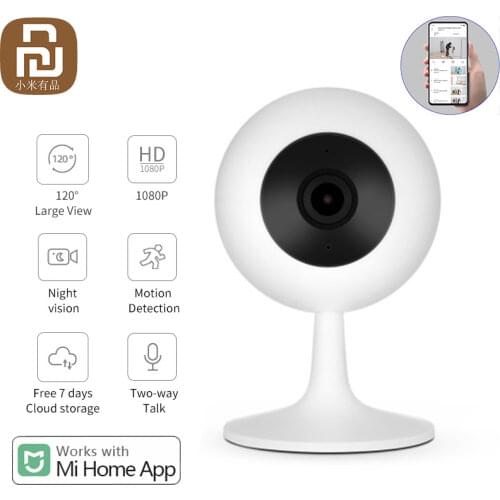 Youpin Xiaobai Smart IP Webcam Popular Version 110 Angle 1080P HD Night Vision Wireless Wifi Smart Home Cam for works with mijia