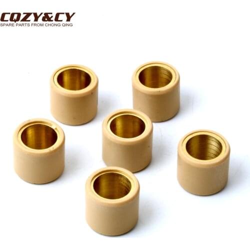 6pc Variator Racing Roller Weights 22gram 25x22mm for Sym RV250 CityCom 300i Joymax GTS Quadlander 250cc 300cc