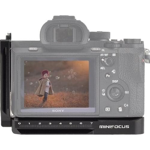 A7M3 Quick Release L Plate/Bracket Holder hand Grip for Sony A7III / A7RIII / A9 Quick Release Baseplate & side plate for Arca