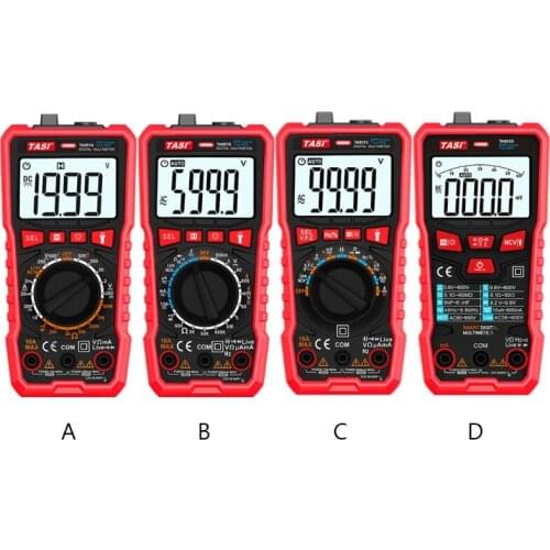 Digital Multimeter NCV Ture Rms AC DC Auto RangeTester Ohm Hz Volt TA801A/B/C/D M89B