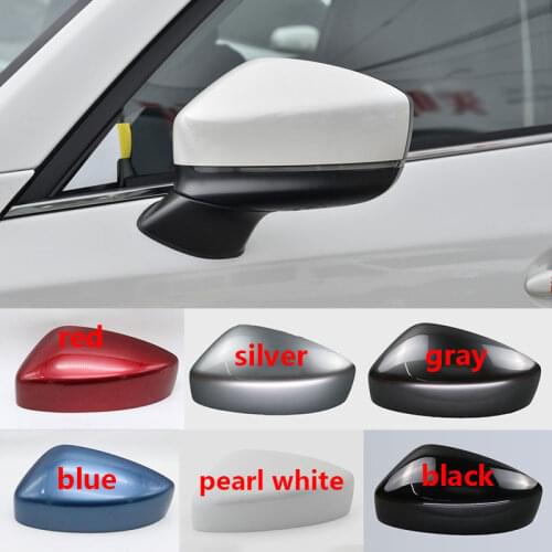 For Mazda CX5 CX-5 2017 2018 2019 Outside Rearview Mirror Cover Cap Wing Door Side Mirror Cover Shell Housing
