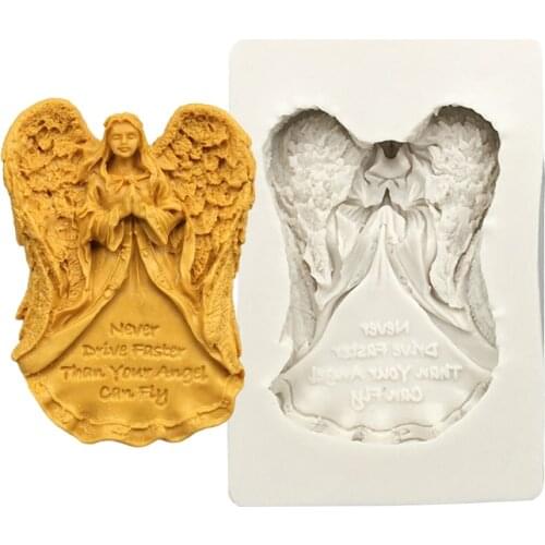 Angel Silicone Mold Resin Tools Sugarcraft Cupcake Baking Mold Fondant Cake Decorating Tools