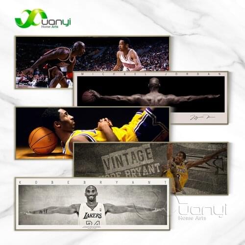 Art Poster Kobe Bryant No.24 Basketball Star Posters And Prints Wall Picture Canvas Painting For Living Room Bedroom Home Decor