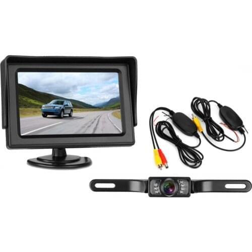 4.3/5/7in Tft Lcd Color Hd Monitor For Car Bus Truck Cctv Reverse Rear View Backup Camera High Quality And Durable High Quality