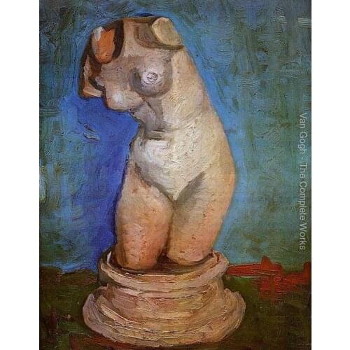 High quality Vincent Van Gogh paintings for sale Plaster Statuette of a Female Torso 2 Canvas art hand-painted