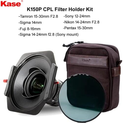 Kase K150P 150mm Square Magnetic CPL Filter Holder Kit for Tamron 15-30mm/Sigma 14mm/Nikon 14-24mm/Sony 12-24mm/Fuji 8-16mm