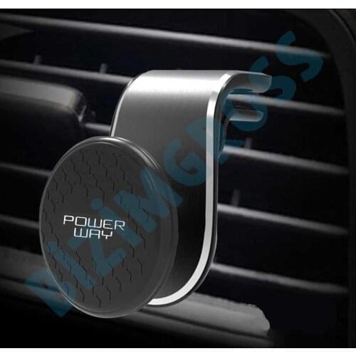 POWERWAY 360 Degree Rotation Magnetic Car Phone Holder Silicone pad Designed for in-car phones, tablets and GPS Made in Turkey