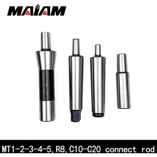 Morse taper shank MT1 MT2 MT3 MT4 MT5 B10 B16 B18 B22 C10 C12 C16 C20 R8 straight shank drill chuck rod Thread with flat tail