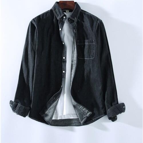 Men Long Sleeve Shirts 2021 New Fashion Cotton Mens T-shirt Solid Casual Soft Plus Size Shirt Male Clothing 4XL 3XL 2XL