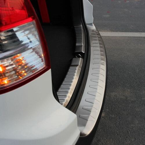 Car Rear Bumper Protector Sill Exterior Guard Pedal Trim 2012-2014 15 2016 Stainless Steel Styling for CRV CR-V Accessories 2pcs