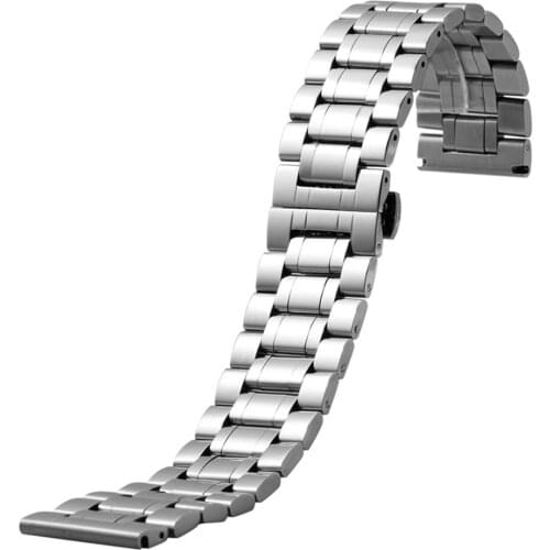 YISUYA 18MM 19MM 20MM Watch Strap 22MM 24MM 26MM 28MM Stainless Steel Watch Band Bracelet horlogebandjes