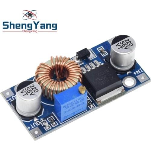 ShengYang 1pcs XL4005 DSN5000 Beyond LM2596 DC-DC adjustable step-down 5A power Supply module,5A Large current Large power