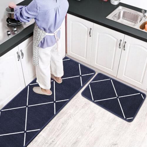 Nordic Geometric Non-slip Floor Door Kitchen Mats Outdoor Living Room Carpet Rugs For Kitchen Pad Foot Bedroom Bathroom Toilet