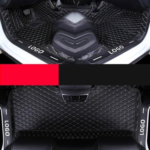 Special Car Floor Mats for LEXUS LX470 LX570 RX350 RX330 RX300 RX400H RX450H No Odor Wire Loop Leather Carpets Waterproof