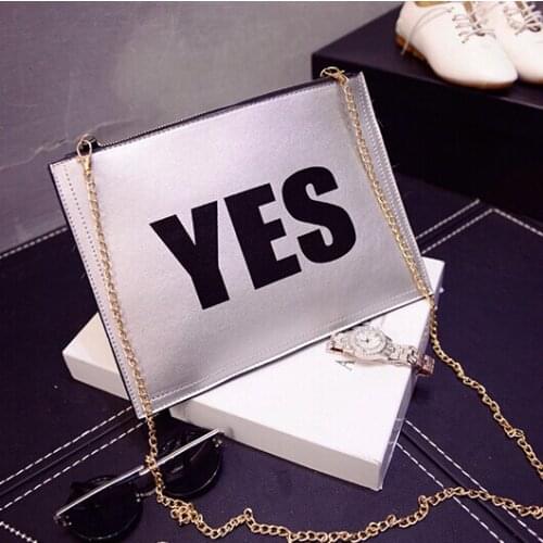 ANAWISHARE Crossbody Bag For Women Messenger Bags Letter Print Envelope Clutch Bag Pu Leather Ladies Handbags Small Shoulder Bag