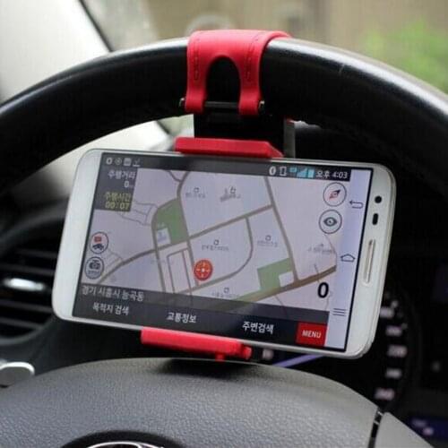 Universal Car Steering Wheel Cell Phone Mount Holder