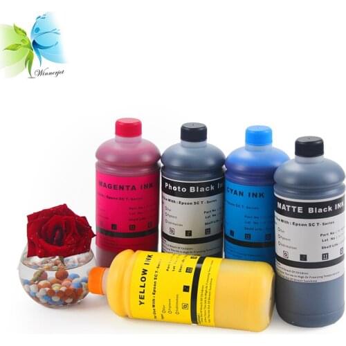 WINNERJET Pigment Ink for Epson T3070 T5070 T7070 Printers, Water Based Pigment Ink