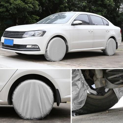 X Autohaux 4pcs Tire Covers Waterproof Dustproof Protectors 24"-26"/27‘’-29"/30‘’-32"/36‘’-39" For Truck Vehicle RV Trailer