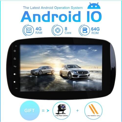 ZLTOOPAI Octa Core Auto Radio Android 10 For Mercedes Benz SMART 2016-2018 Car GPS Navigation Stereo Multimedia Player IPS SWC