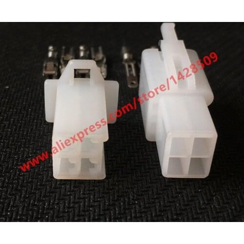 5 Sets Sumitomo 2.8mm Series 4 Pin Female Male Connector 6040-4111 6030-4991 Motorcycle Wire Connectors
