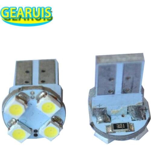 500pcs/lot T10 PBC W5W 1210 3528 4 SMD LED Car Side Wedge Light 4SMD 194 927 161 Lamp Bulb white blue red
